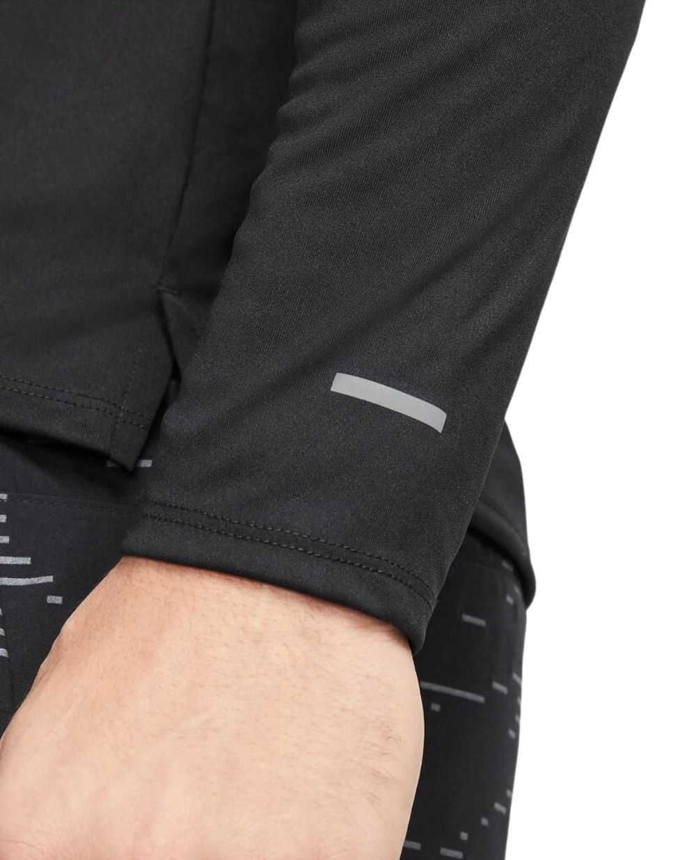 Koszulka męska sportowa długi rękaw czarna Nike: różne rozmiary