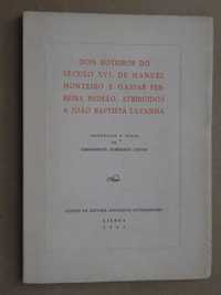 Dois Roteiros do Século XVI de Manuel Monteiro e Gaspar Ferreira R.