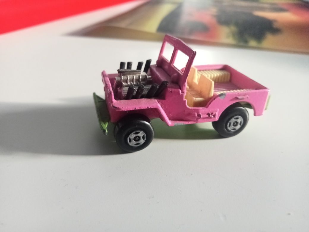 Vintage 1971 Lesney Matchbox SuoerFast Jeep Hot Rod