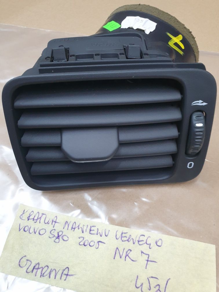nawiew kratka nawiewu lewego volvo S80 2005 rok NR 7