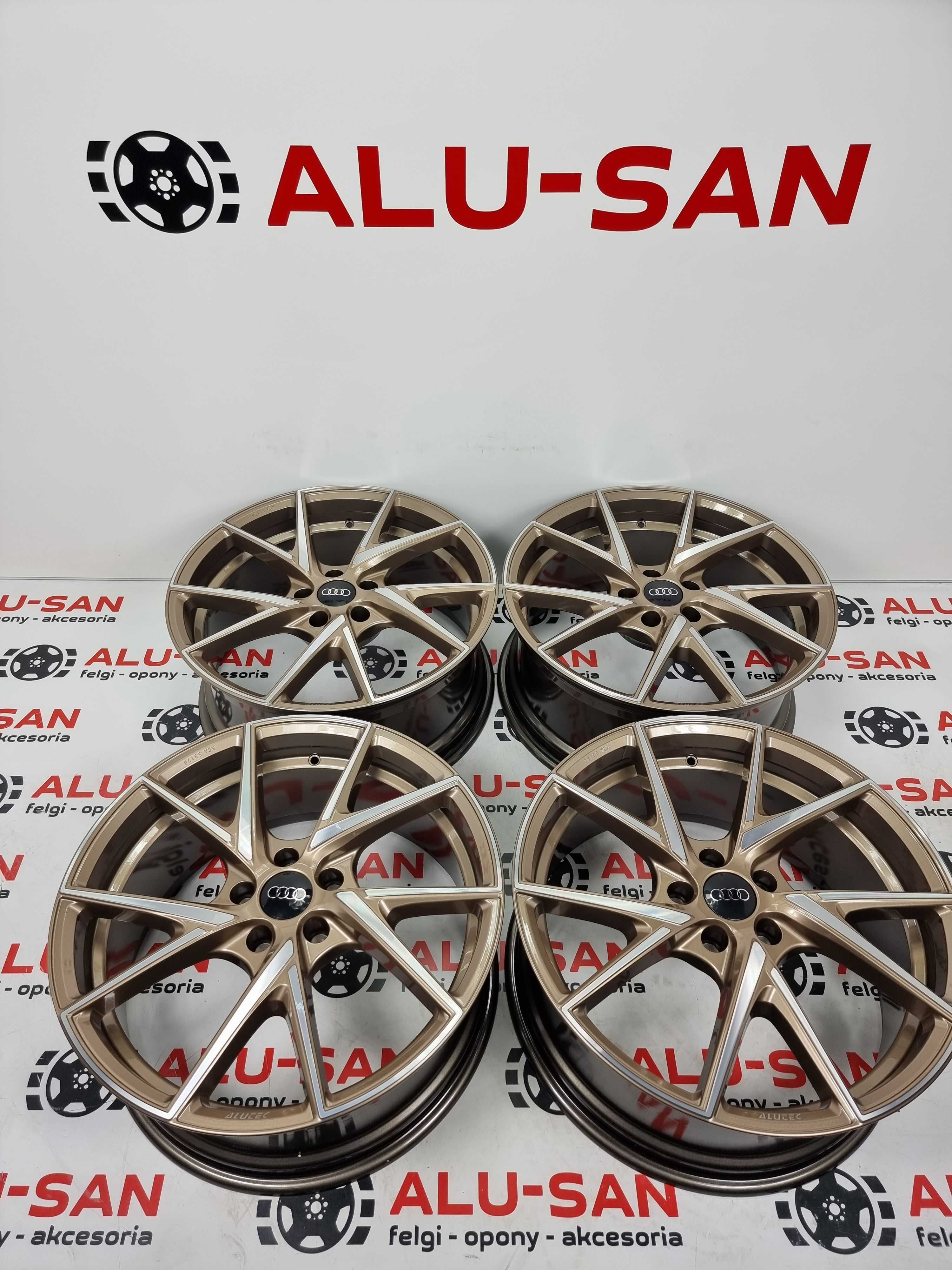 NOWE alufelgi AUDI 19" 5x112 A4 A6 A8 Q5 - Złote