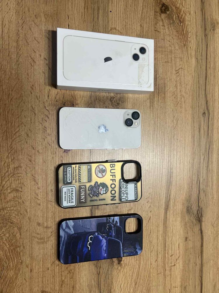Iphone 13 biały 128gb starlight 86% zbity tył ładny OKAZJA!!