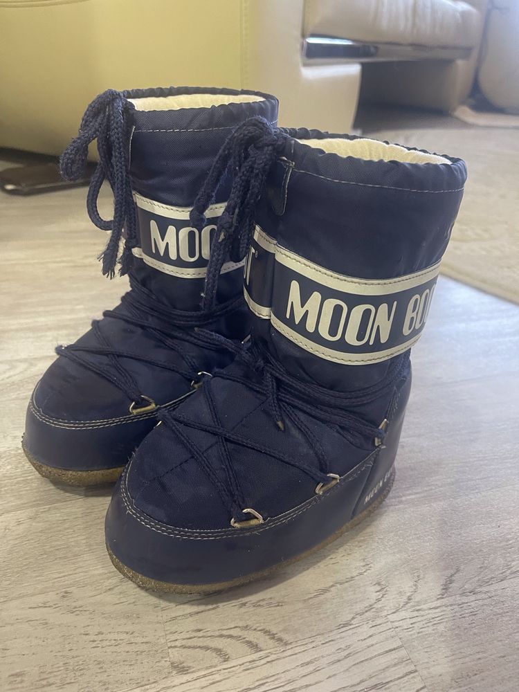 Дитячі чоботи moon boot оригінал 28—30