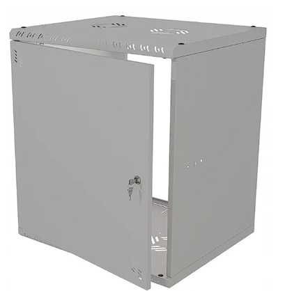 Szafa RACK 19" 12U 450mm Serwerowa Wisząca Metalowe Drzwi Stalflex