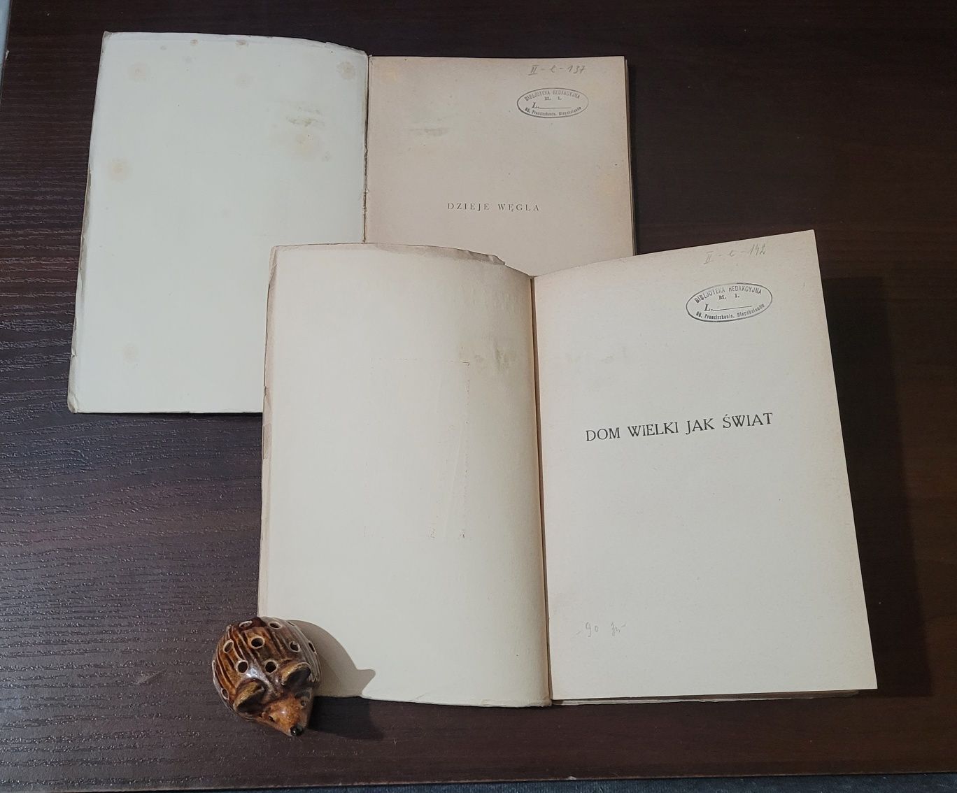 Dom wielki jak świat & Dzieje węgla 1933/1934