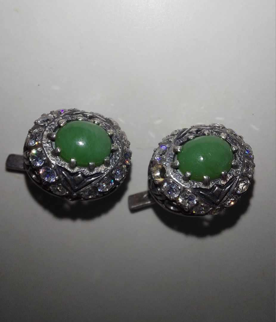 Серебро. Серебряные серьги (8гр).