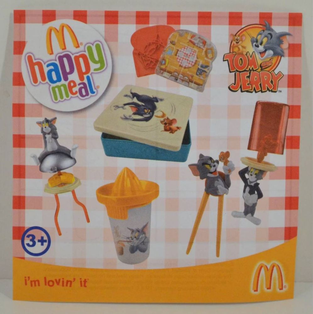 Палочки для суши Том и Джерри 2010 Tom and Jerry игрушка McDonald's