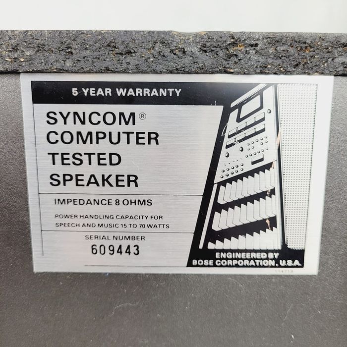 Kolumny BOSE STUDIOCRAFT 8ohm 70W monitory bas 20cm