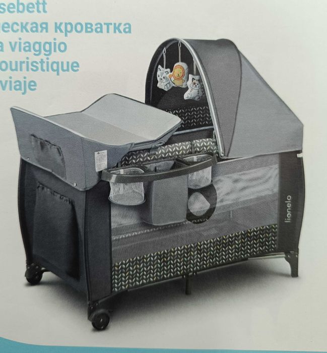 łóżeczko turystyczne Kojec Lionelo Sven Plus