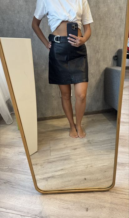 Спідниця кожзам ZARA