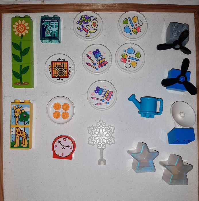 Нові цікаві деталі Лего Дупло + принти.