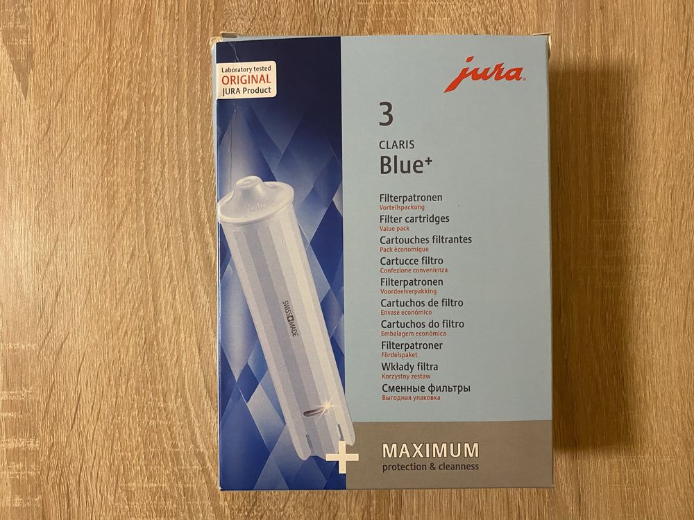 3x nowy Filtr Claris Blue + plus do ekspresu Jura Okazja