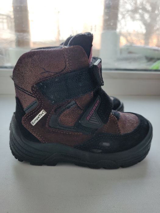 Детские зимние ботинки Minimen дитячі чоботи размер 22, стелька 14 см