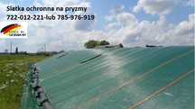 Siatka ochronna na silosy Pryzmy - Wytrzymałość 10 lat ZILL Niemiecka