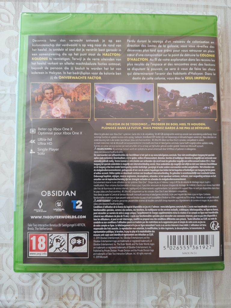 The Outer Worlds pl Xbox nowa folia
