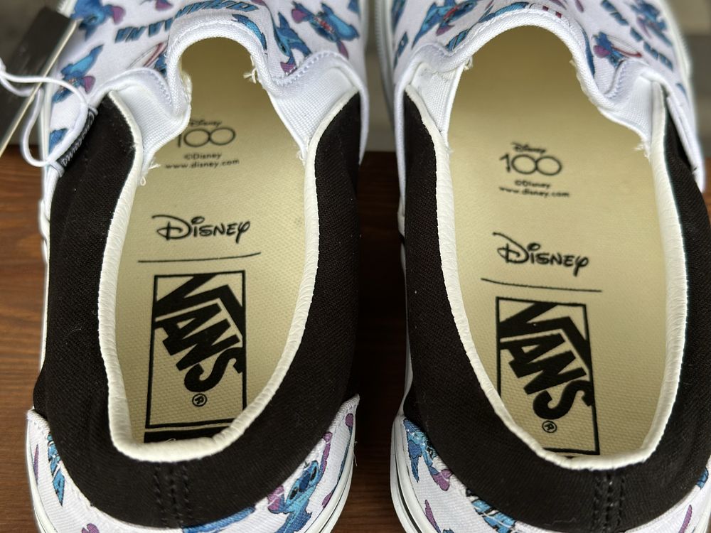 КЕДЫ VANS X Disney customs LILO & STITCH SLIP . Размер 41