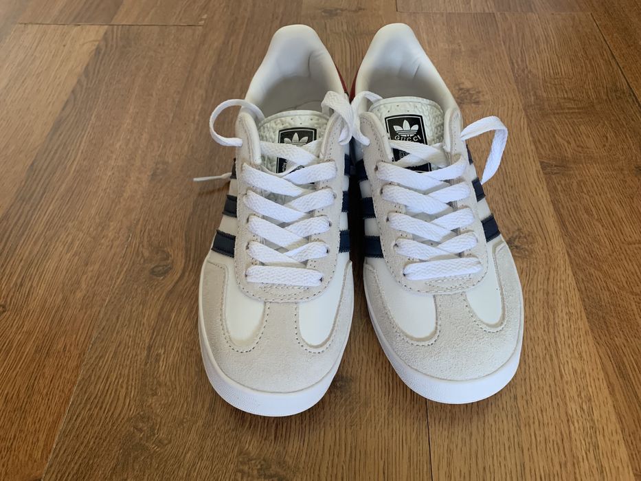 Жіночі кросівки Gucci x Adidas Gazelle White