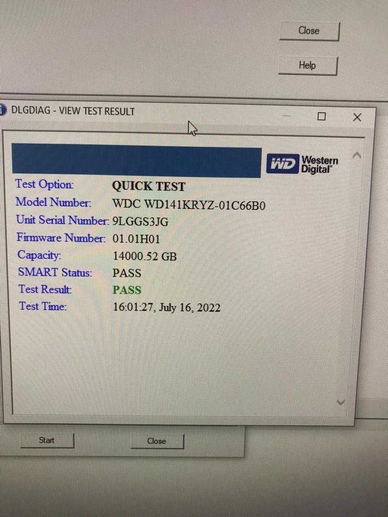 HDD WD Gold 14 tb