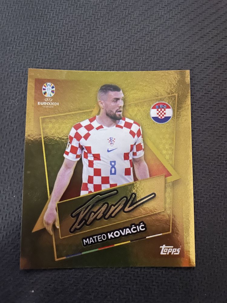 Topps Euro 2024 Gold Signature