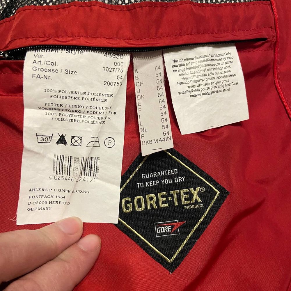 Куртка Pierre Cardin Gore-Tex Red Goretex Gorpcore