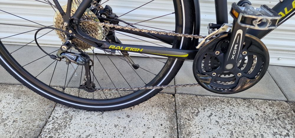 Rower damski nr.413. Raleigh rushhour 28cali alu xt  hydraulika dynamo