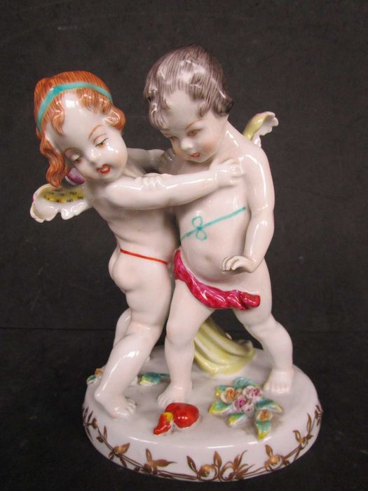 Estatueta de anjos em Biscuit - Artibus