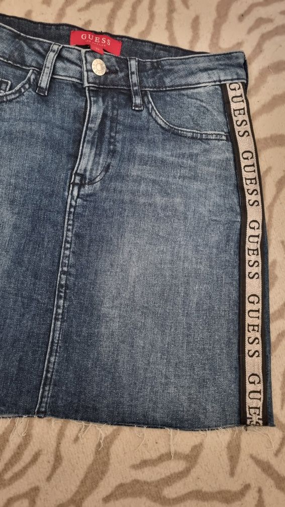 Spodnica guess jeans jnowa 25r xs