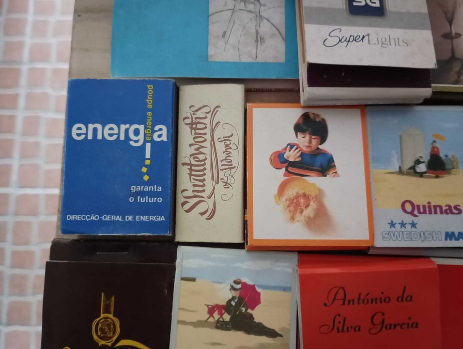 Coleção de Carteiras e Caixas de Fósforos