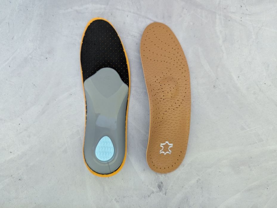 Устілки ортопедичні шкіряні з супінатором/ стельки 40,42,44,46