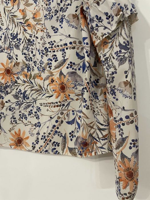 Xana bluzka damska wzór falbany rozm. 38