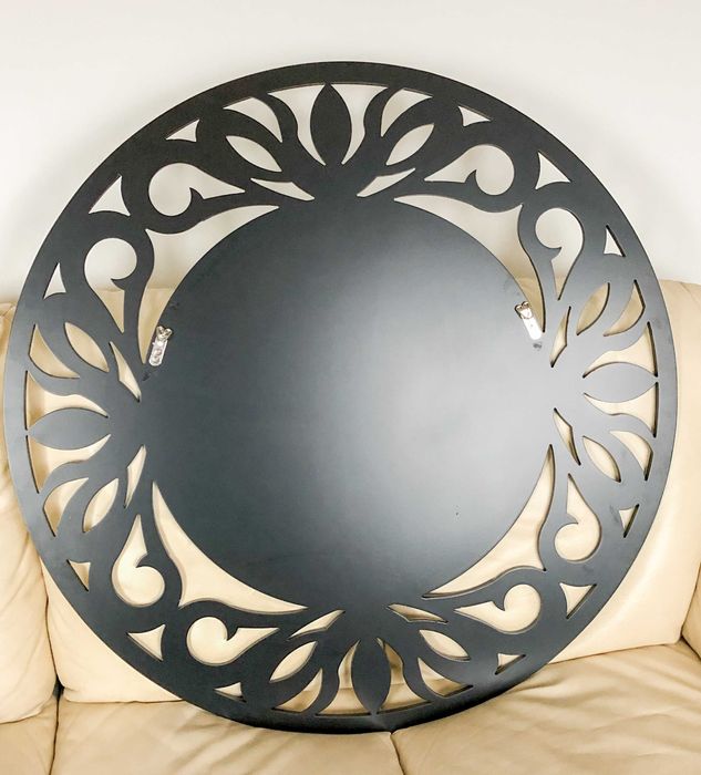 Lustro 100 cm okrągłe ażurowe