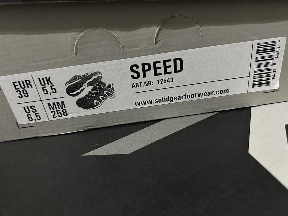 Super lekkie buty robocze Solid Gear Speed SG12543 roz. 39