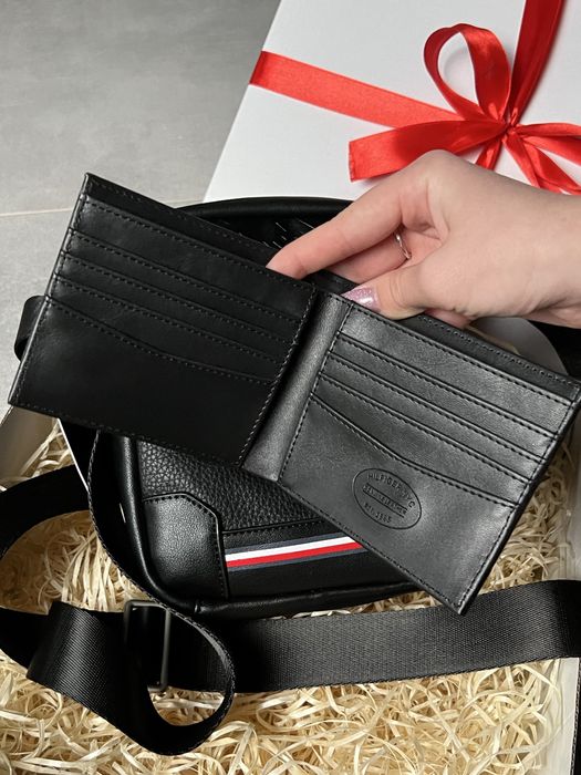 ПОДАРУНКОВИЙ НАБІР TOMMY HILFIGER! Сумка + гаманець! Ідеальний варіант