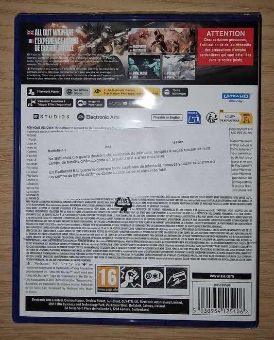 Battlefield 6 - PS5 (Caixa selada)