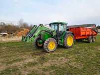 Ciągnik John Deere 6310 tur quicke