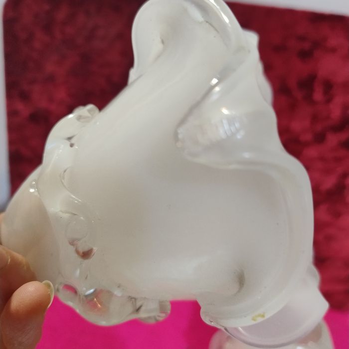 Два стеклянных плафона для люстры