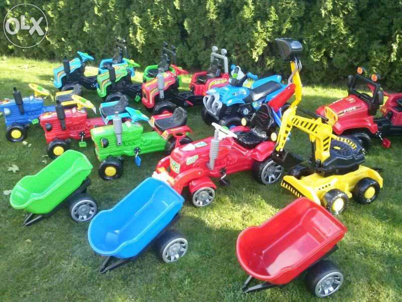 DUŻY traktor 2-6 LAT na pedały NOWY dla dzieci Rzeszów 3kolory 95cm!