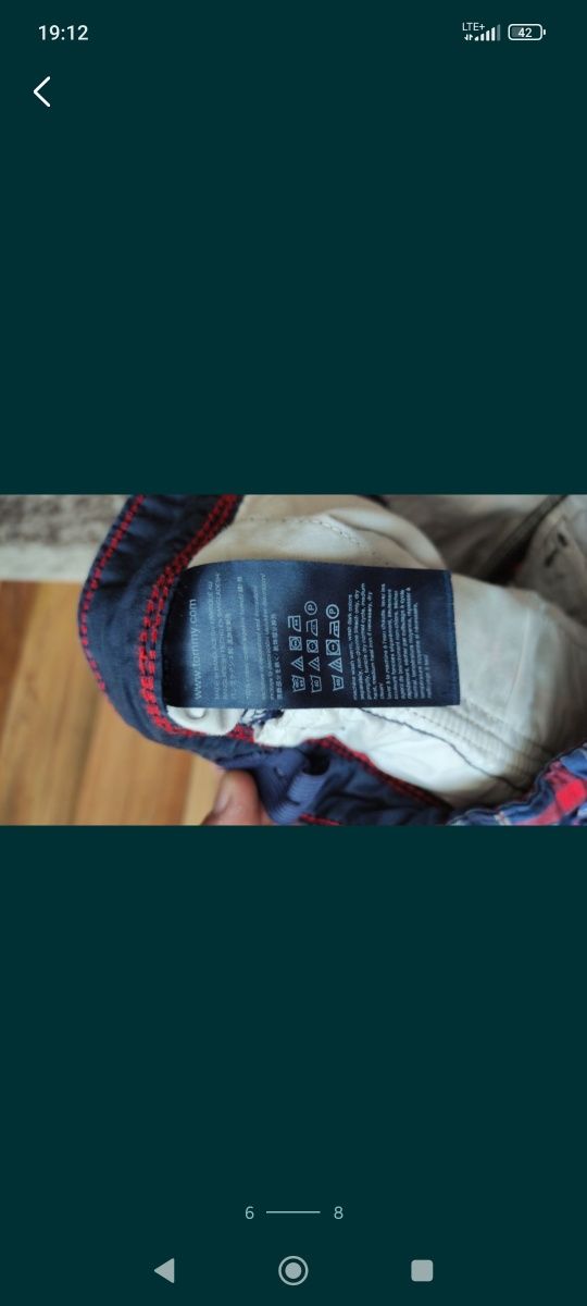 Spodenki krótkie, szorty Tommy Hilfiger oryginalne stan idealny.
