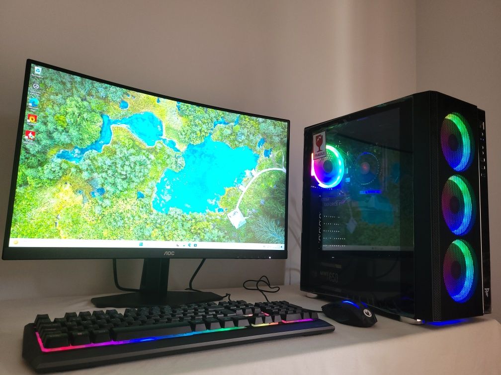 Setup i5 14400 RTX 5060 32GB 1TB | ECRA 27'' 280Hz 0.3MS | Periféricos