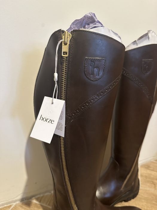 Oficerki jeździeckie buty zimowe horze Aspen termobuty