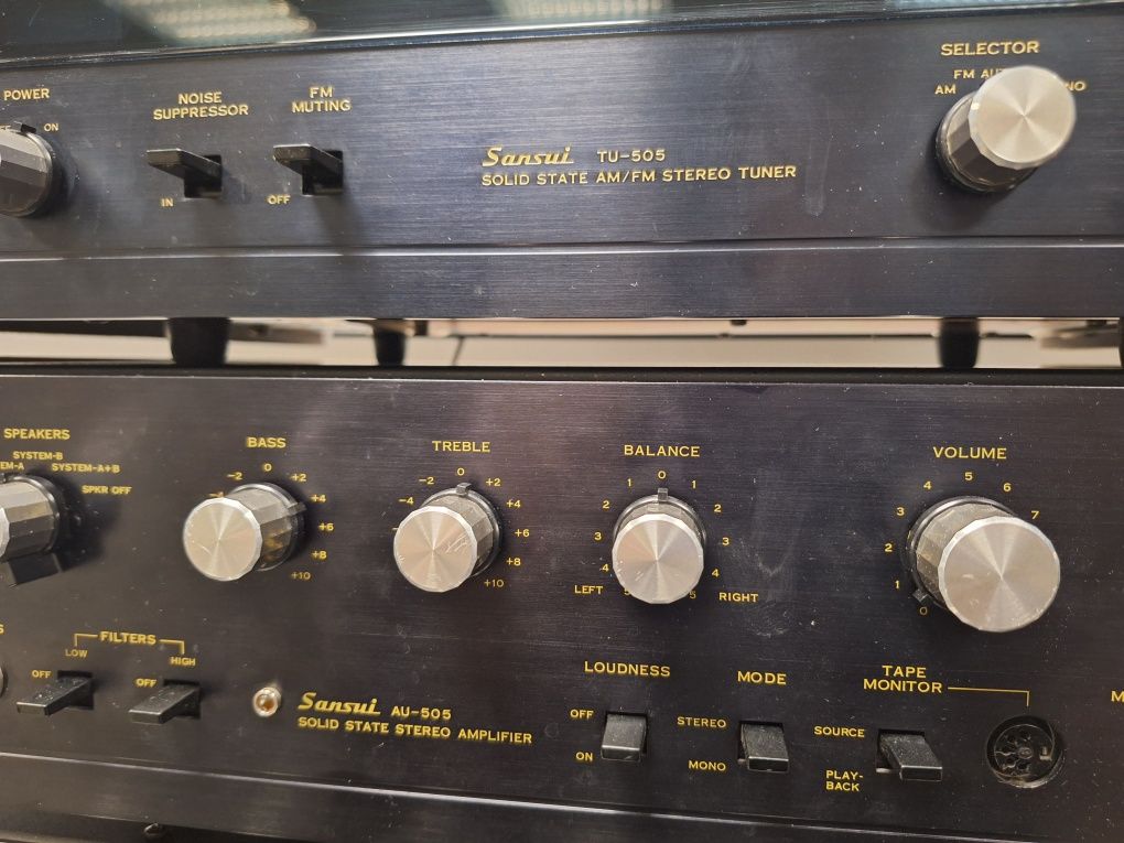 Sansui AU 505 i TU 505. Zestaw Stereo Sprawny . Gwarancja.