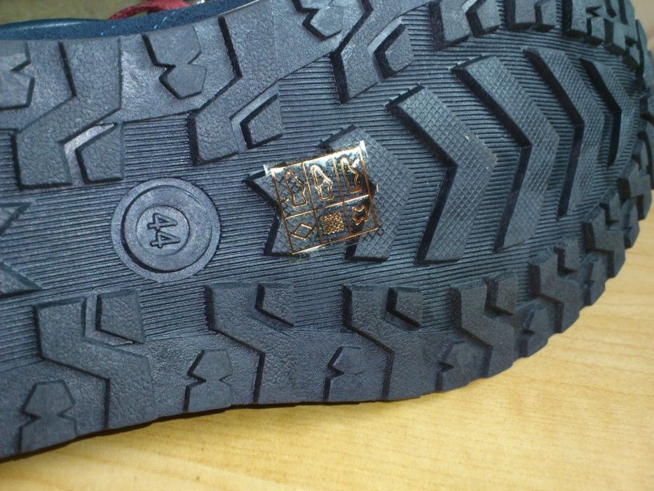 Buty nowe skóra granat, jesień, zima, wiosna, ocieplane, kożuszek, r44
