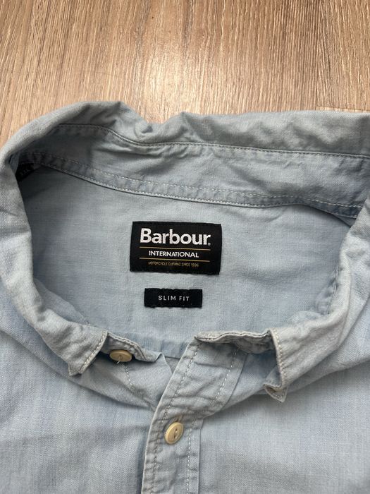 Сорочка Barbour Original | Чоловіча XL | сіра джинсова