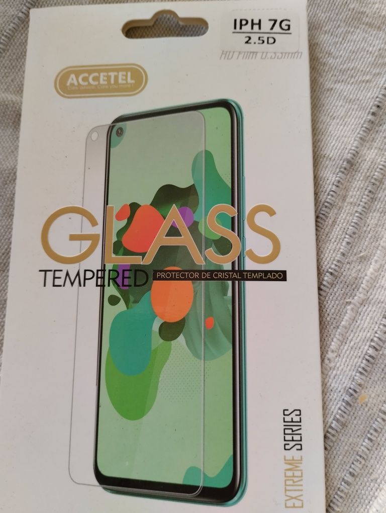 Vidro temperado para iPhone 7/7S