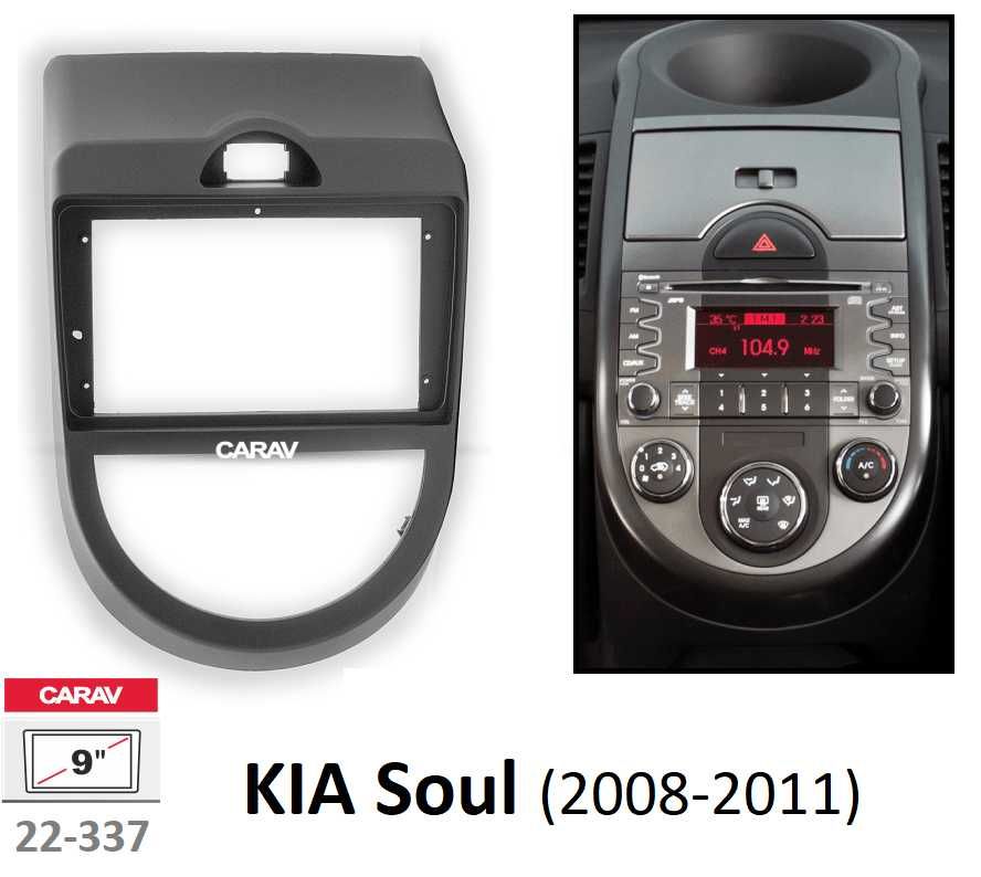 (NOVO) Rádio 2DIN • Kia SOUL (Desde 2008 até 2019) • Android [4+32GB]