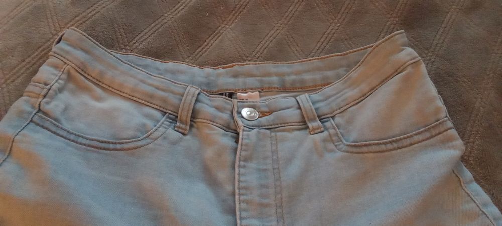 Spodnie jeansowe cienkie pas 76-82cm