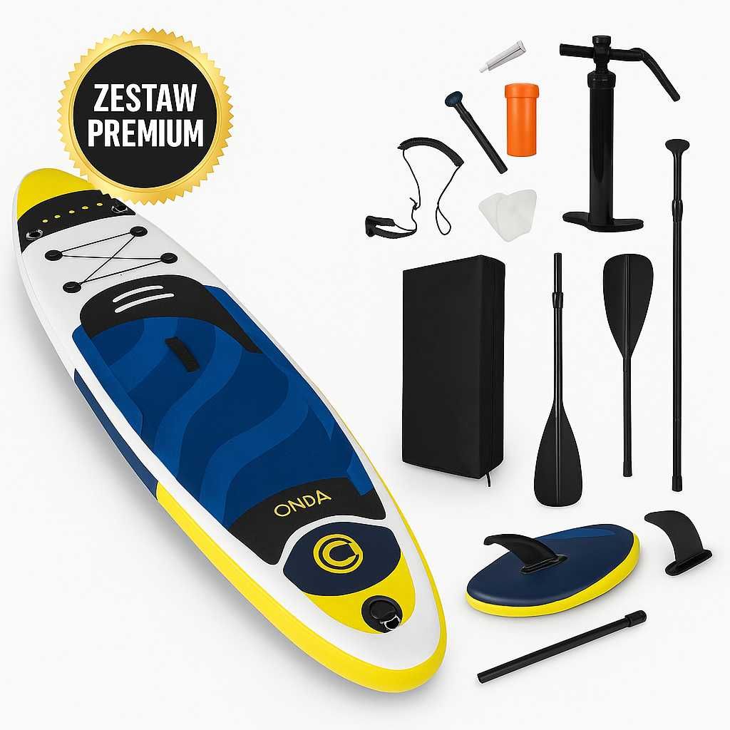 Deska SUP 320 cm Pompowana Zestaw Premium + Wiosło + Pompka