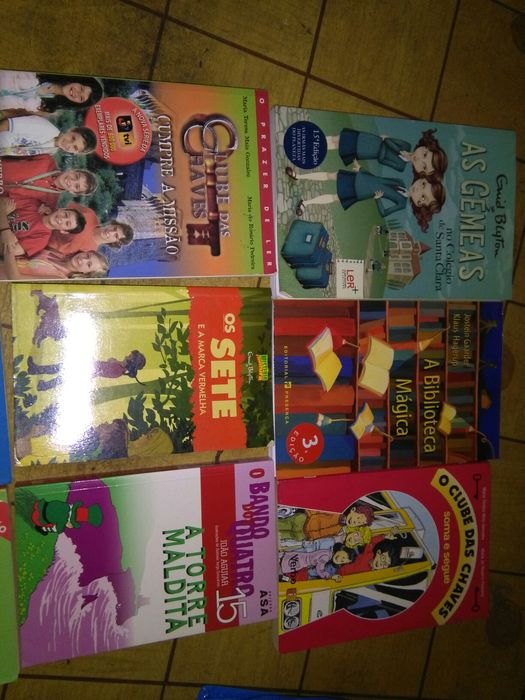 Livros Infanto-juvenis Variados e DVD Cinco e Sete