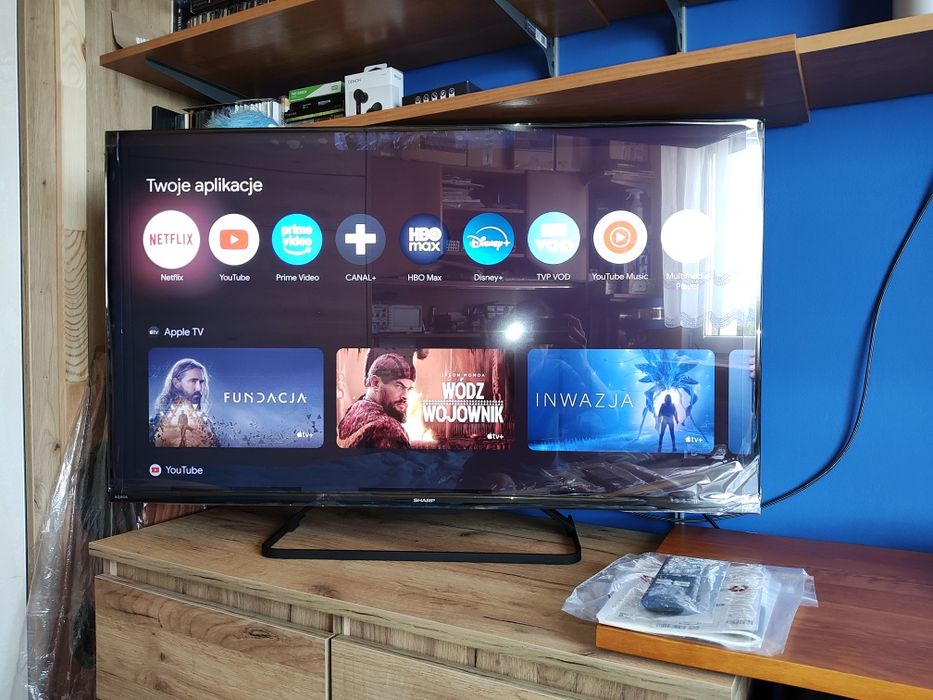 Tv Sharp Qled 43GR8765E Google tv Dolby Vision Atmos HDR10