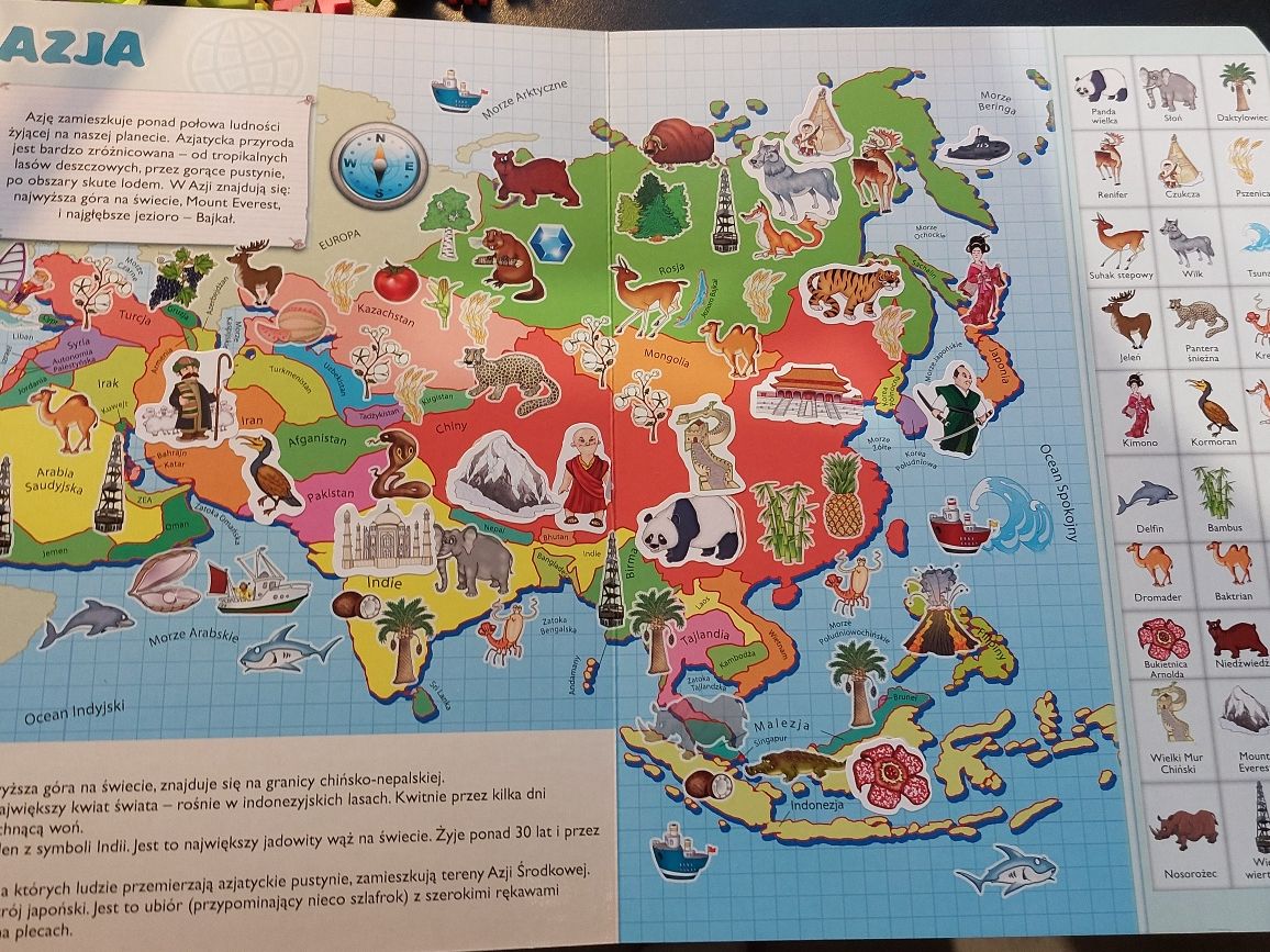 Atlas świata dla dzieci wyd. Olesiejuk